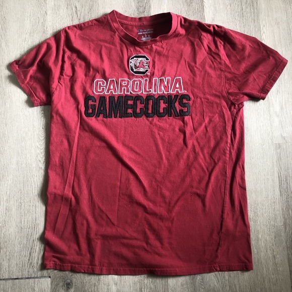 Champion Other - Men's Champion University Of South Carolina Gamecocks Stitched Letters T Shirt L